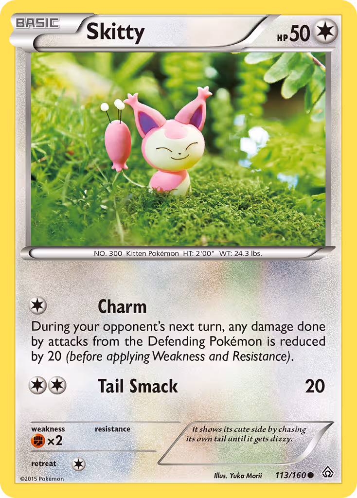Skitty 113/160 Pokemon card