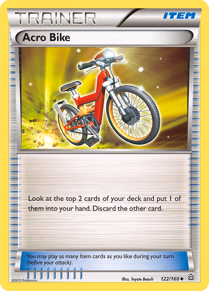 Acro Bike 122/160 Pokemon card
