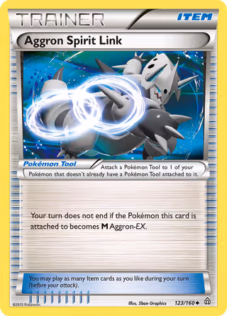Aggron Spirit Link 123/160 Pokemon card