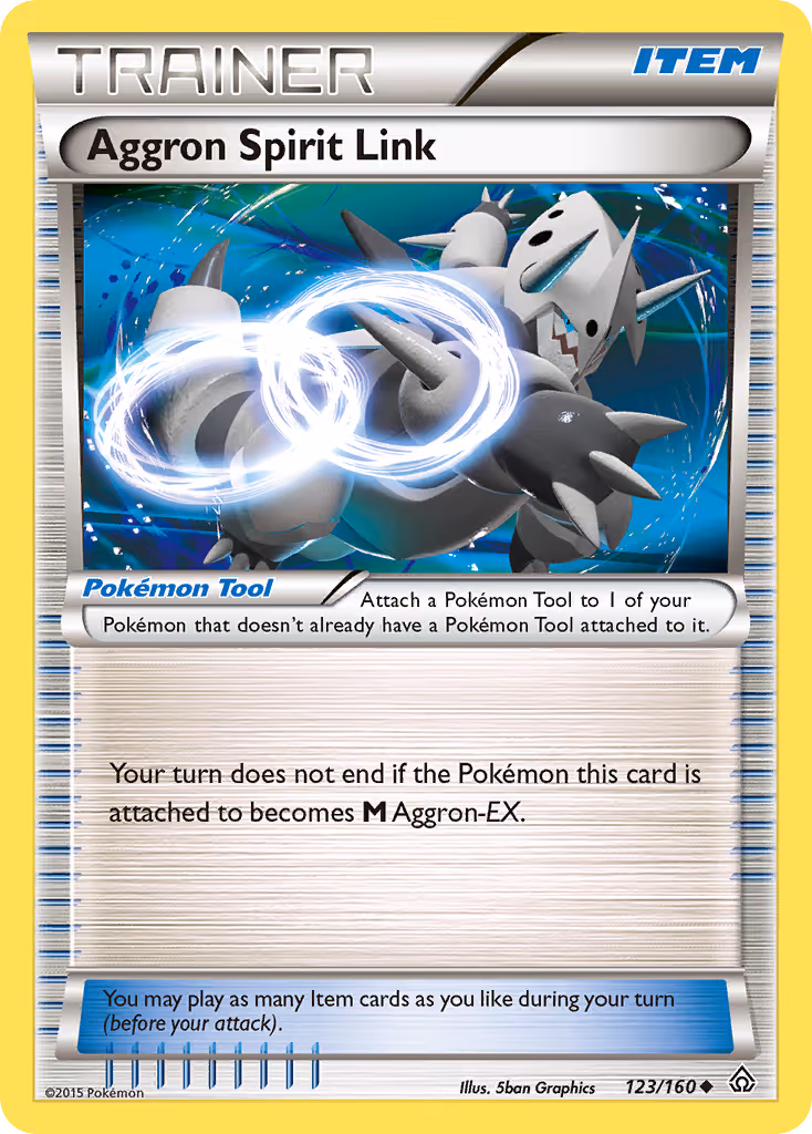 Aggron Spirit Link 123/160 Pokemon card