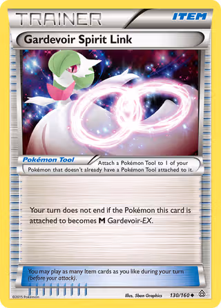 Gardevoir Spirit Link 130/160 Pokemon card
