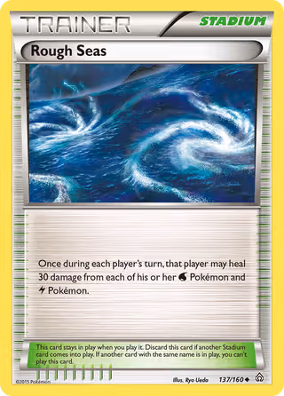 Rough Seas 137/160 Pokemon card