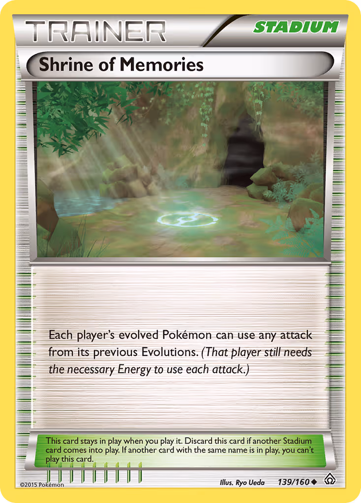 Shrine of Memories 139/160 Pokemon card