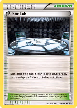 Silent Lab 140/160 Pokemon card