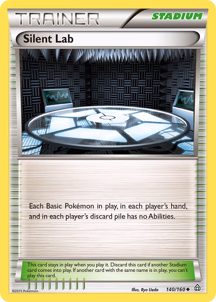 Silent Lab 140/160 Pokemon card