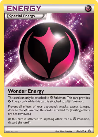 Wonder Energy 144/160 Pokemon card