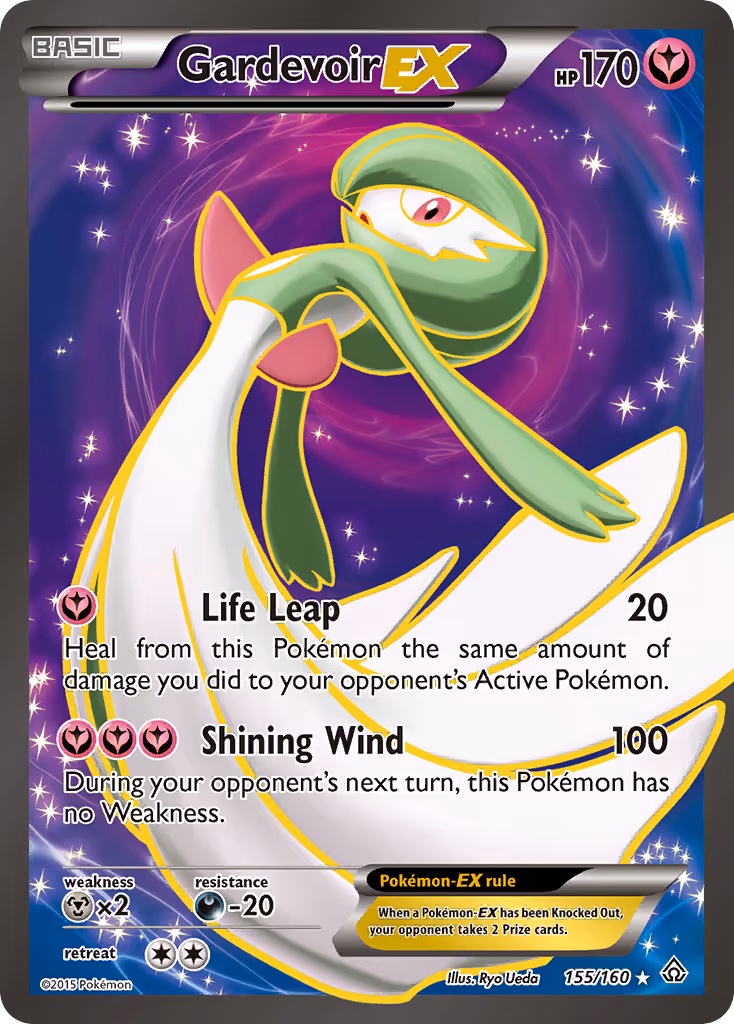Gardevoir EX 155/160 Pokemon card