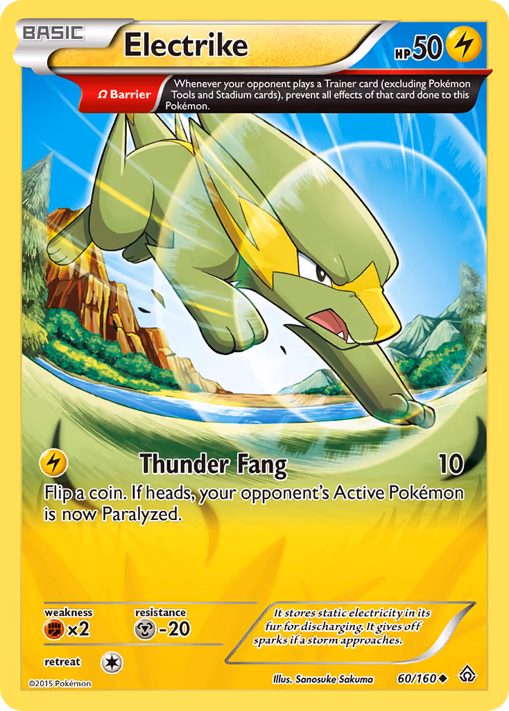 Electrike 60/160 Pokemon card