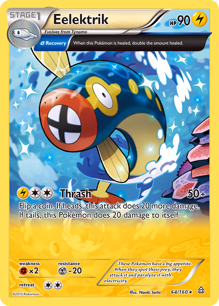 Eelektrik 64/160 Pokemon card