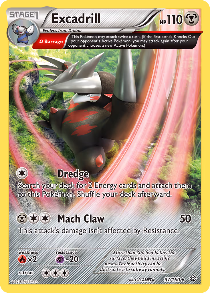 Excadrill 97/160 Pokemon card
