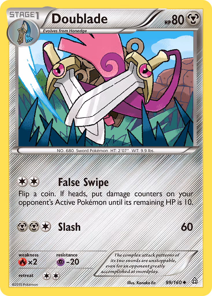 Doublade 99/160 Pokemon card