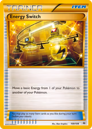 Energy Switch 109/108 Pokemon card