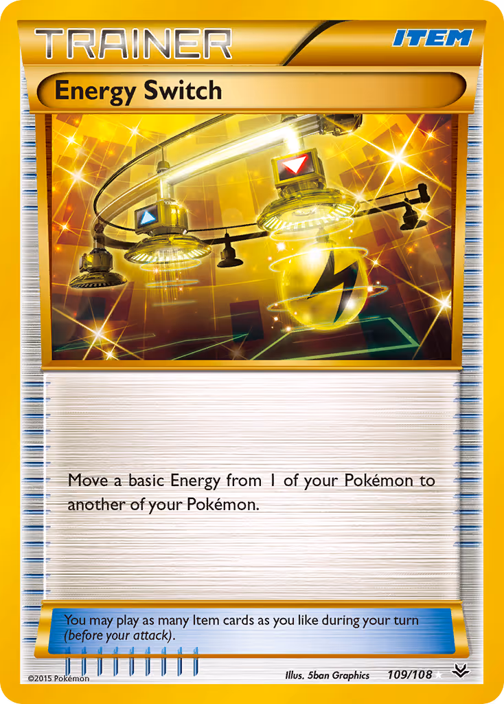 Energy Switch 109/108 Pokemon card