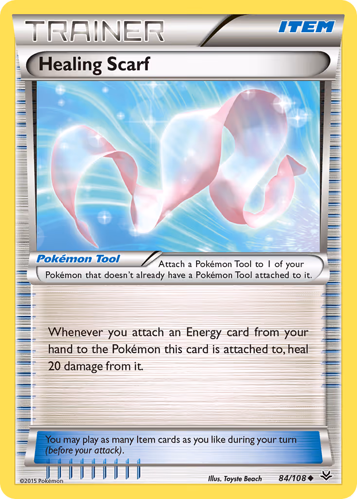 Healing Scarf 84/108 Pokemon card