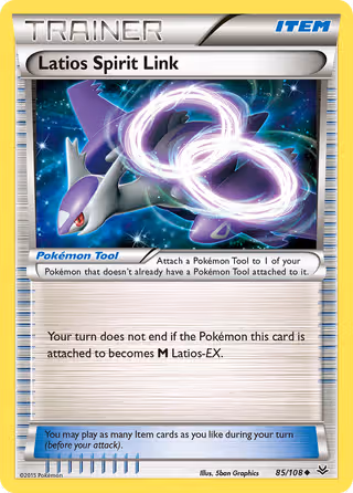Latios Spirit Link 85/108 Pokemon card