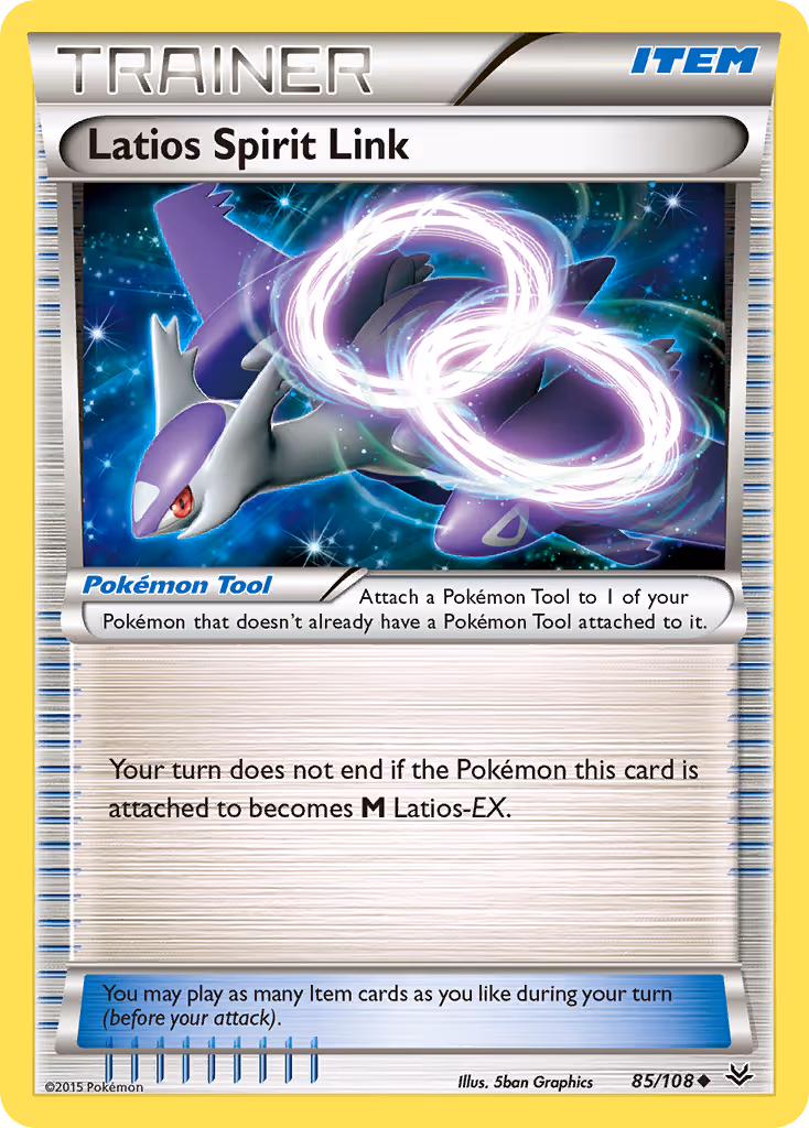 Latios Spirit Link 85/108 Pokemon card