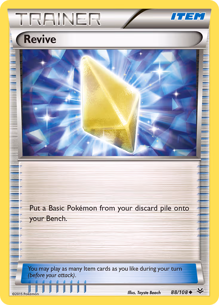 Revive 88/108 Pokemon card
