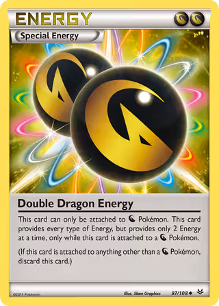 Double Dragon Energy 97/108 Pokemon card