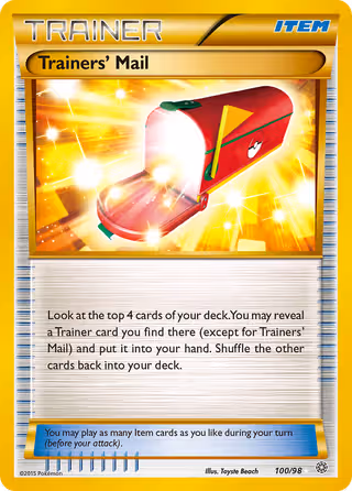 Trainers' Mail 100/98 Pokemon card