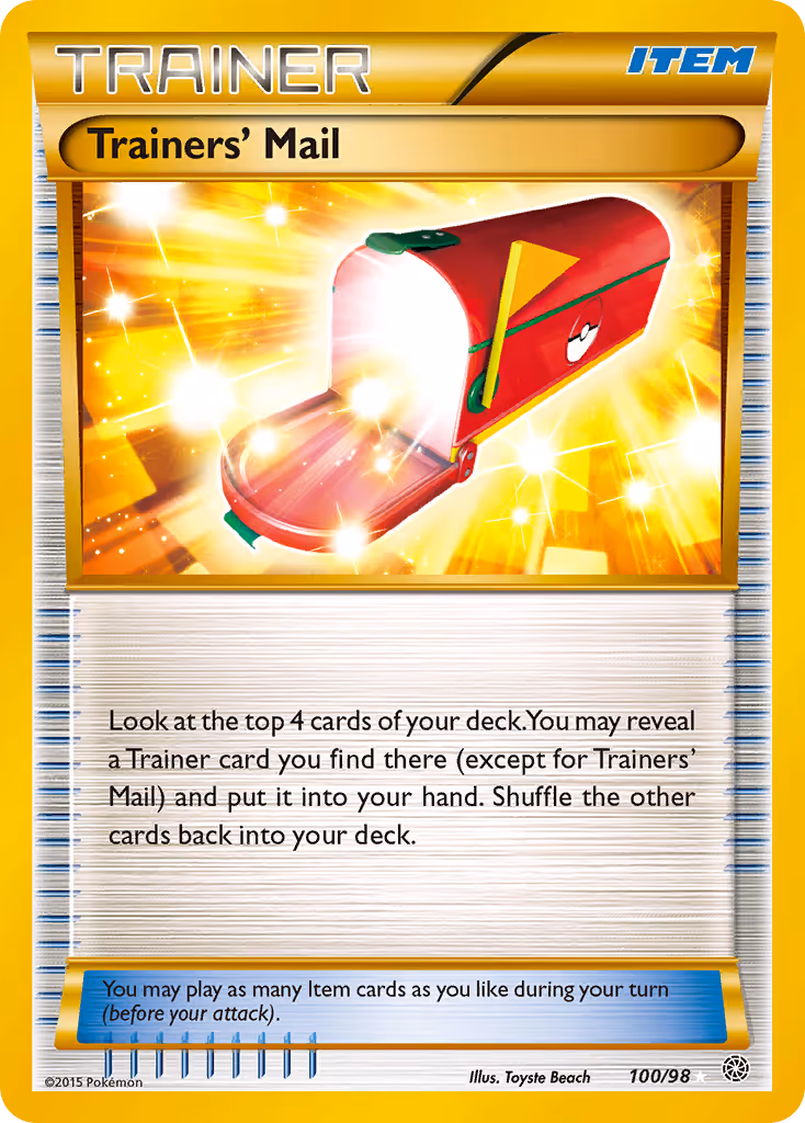 Trainers' Mail 100/98 Pokemon card