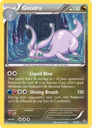 Goodra 60/98 Pokemon card