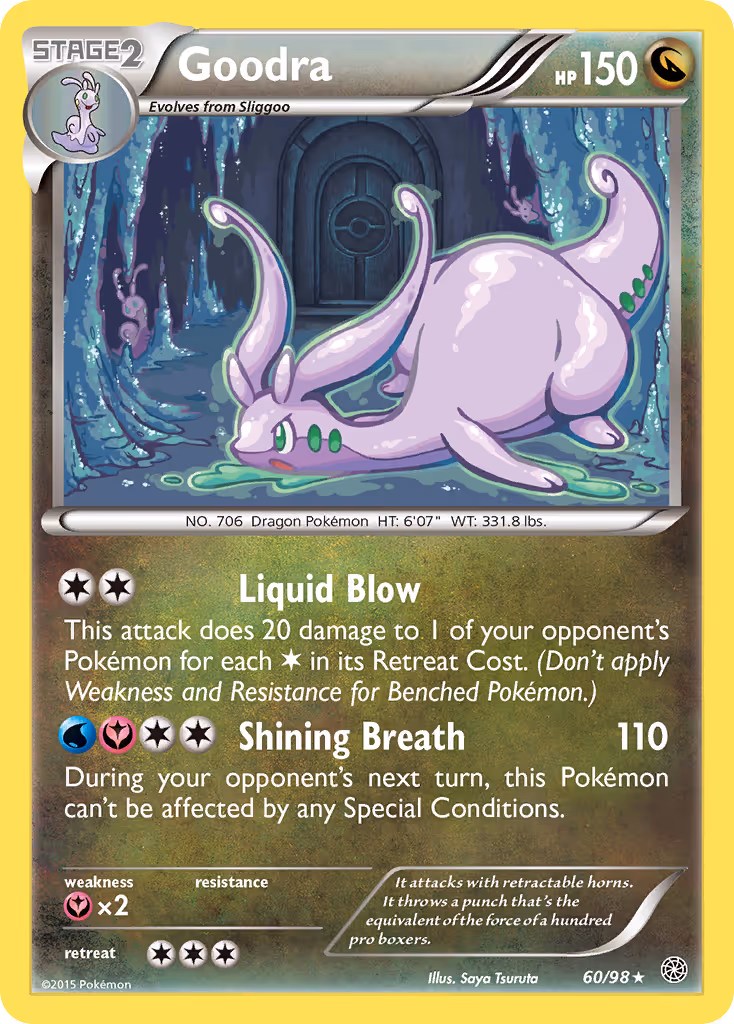 Goodra 60/98 Pokemon card