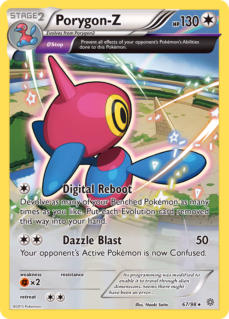 Porygon-Z 67/98 Pokemon card