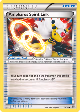 Ampharos Spirit Link 70/98 Pokemon card