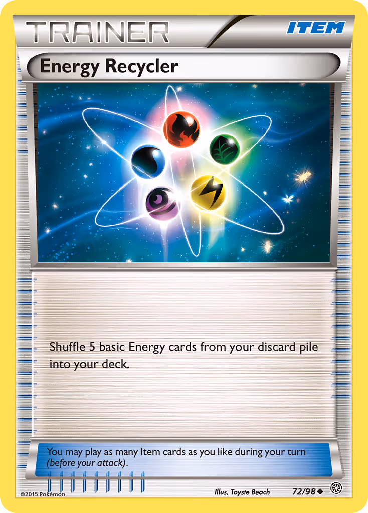 Energy Recycler 72/98 Pokemon card