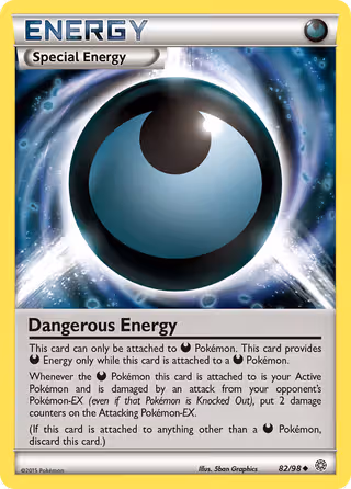 Dangerous Energy 82/98 Pokemon card