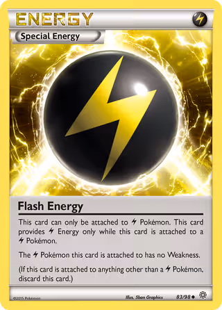 Flash Energy 83/98 Pokemon card