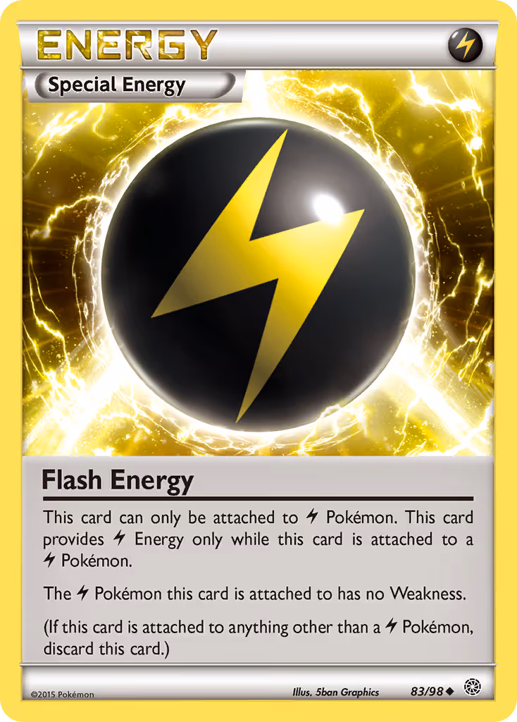 Flash Energy 83/98 Pokemon card