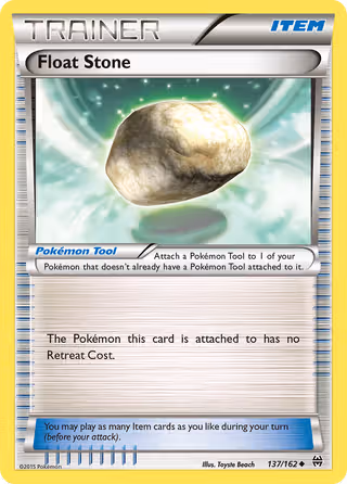 Float Stone 137/162 Pokemon card