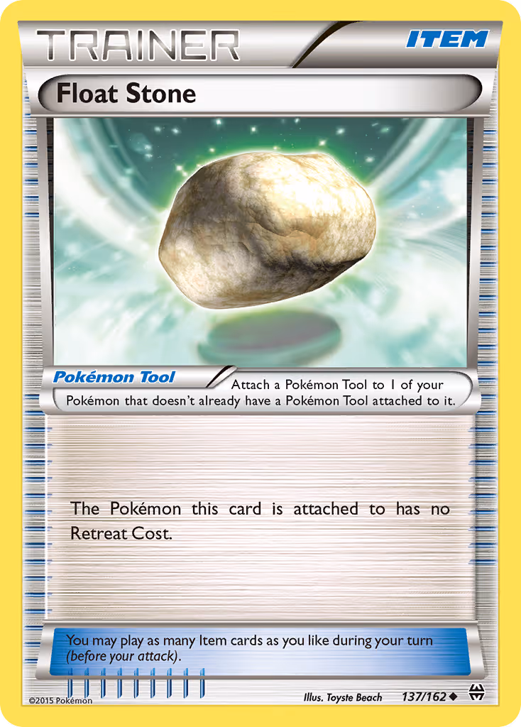 Float Stone 137/162 Pokemon card