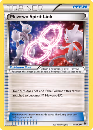 Mewtwo Spirit Link 144/162 Pokemon card