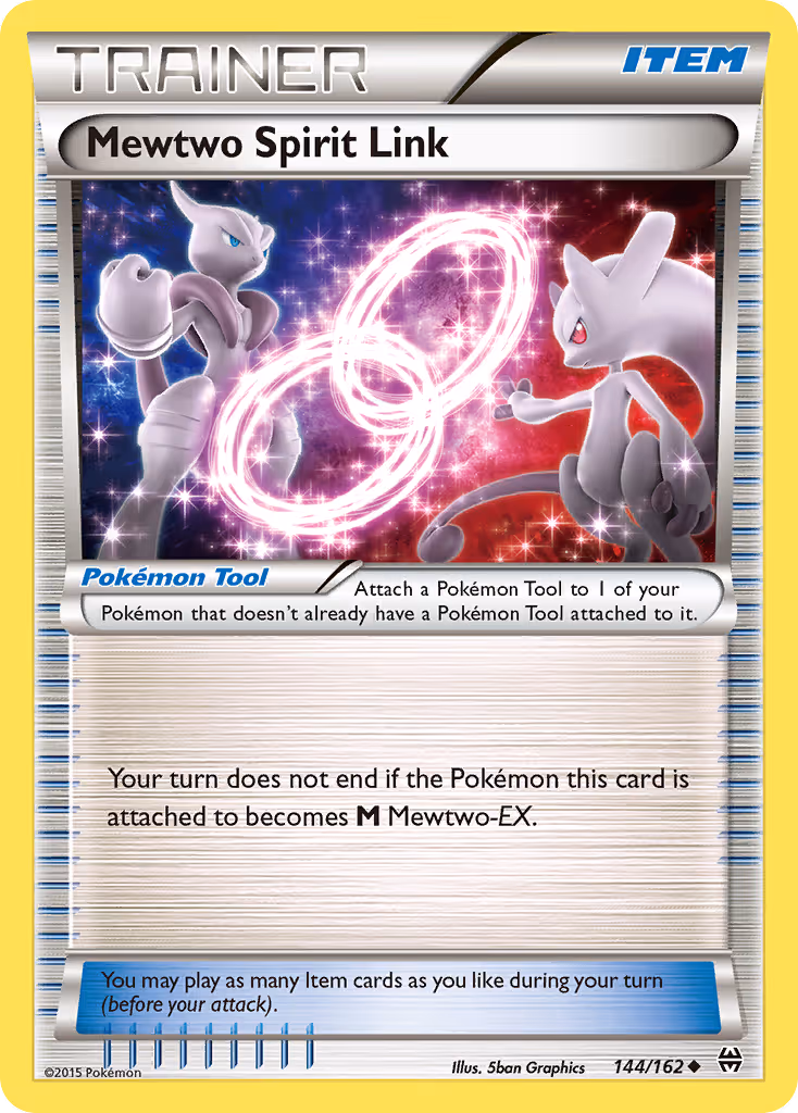 Mewtwo Spirit Link 144/162 Pokemon card