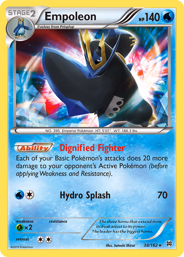 Empoleon 38/162 Pokemon card