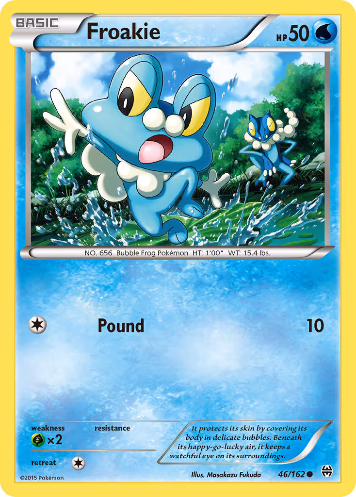 Froakie 46/162 Pokemon card