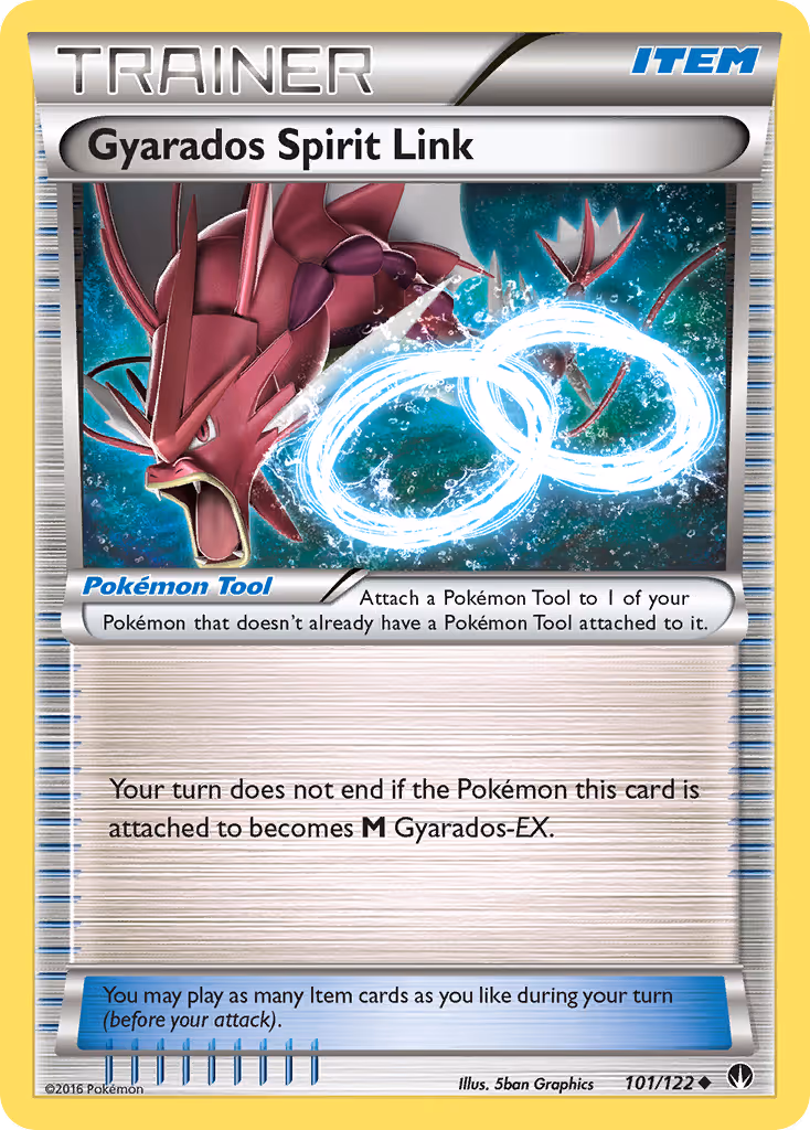Gyarados Spirit Link 101/122 Pokemon card
