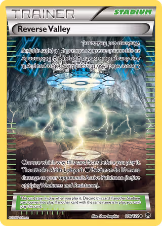 Reverse Valley 110/122 Pokemon card