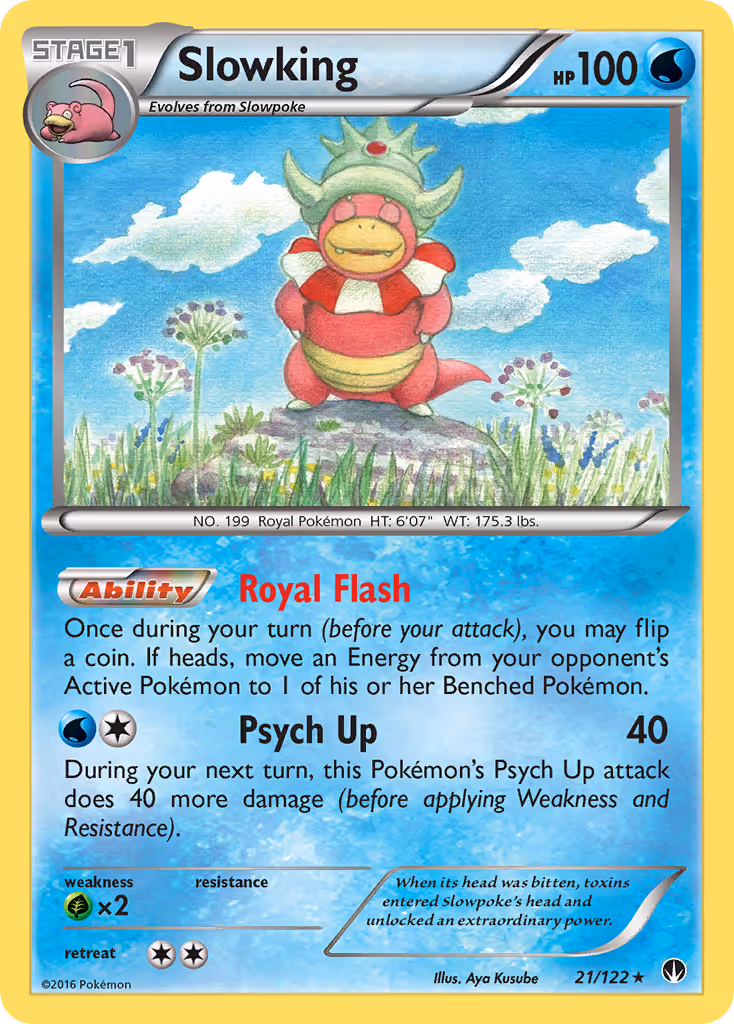 Slowking 21/122 Pokemon card