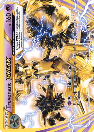 Trevenant BREAK 66/122 Pokemon card