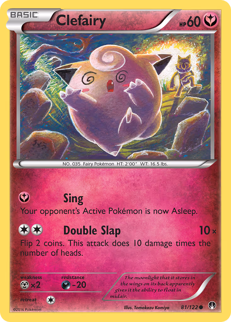 Clefairy 81/122 Pokemon card
