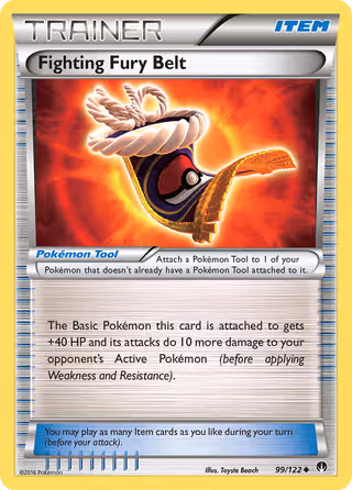 Fighting Fury Belt 99/122 Pokemon card