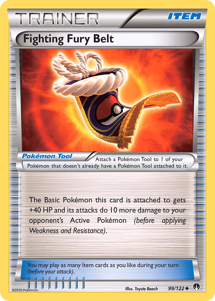 Fighting Fury Belt 99/122 Pokemon card