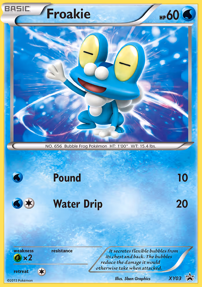 Froakie XY03 Pokemon card