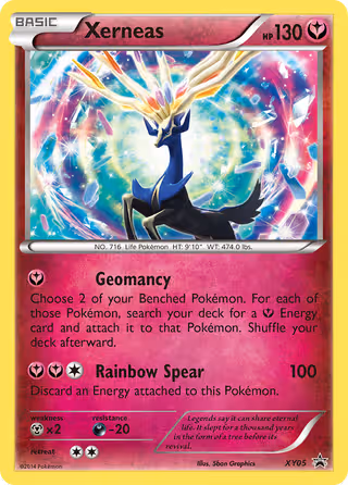 Xerneas XY05 Pokemon card