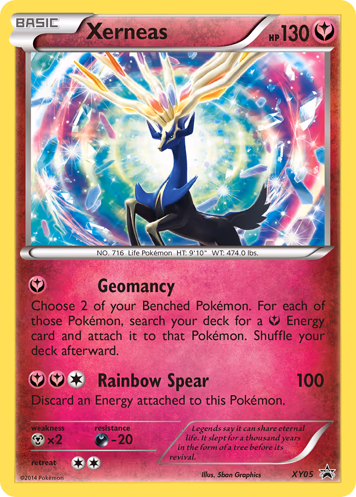 Xerneas XY05 Pokemon card