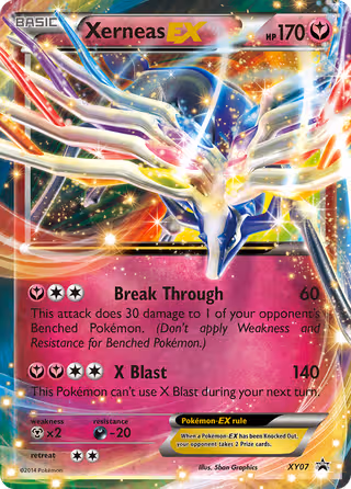 Xerneas EX XY07 Pokemon card