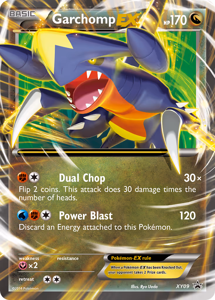 Garchomp EX XY09 Pokemon card
